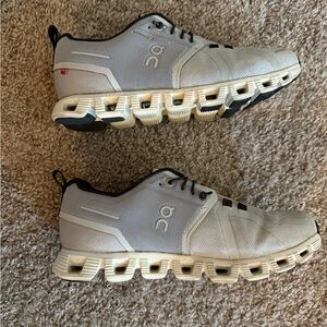 On Running Men's White and Black Athletic Shoes
